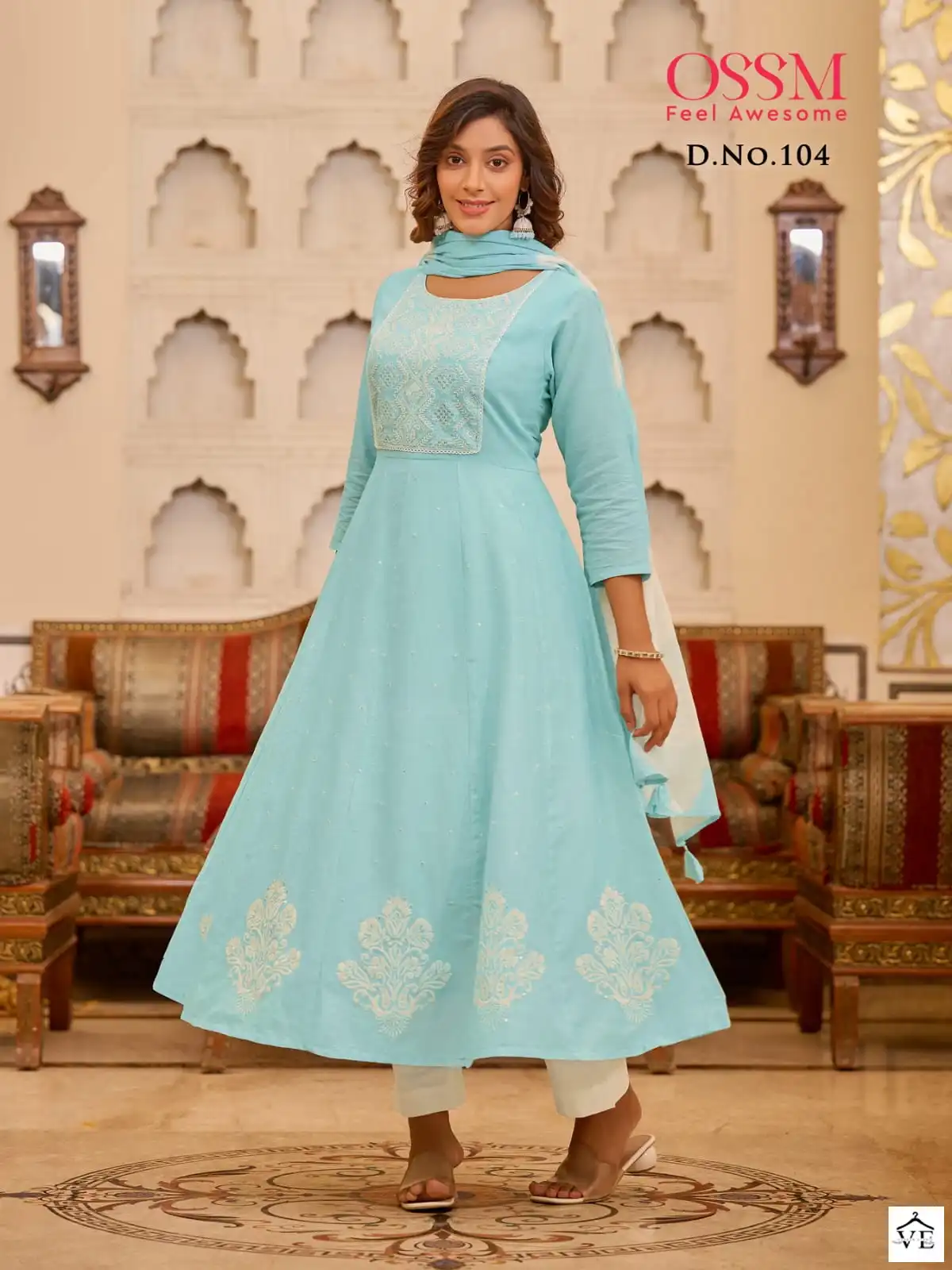 Ossm Gulnaaz Premium Cotton Mal Wholesale Readymade Salwar Suit Catalog — Wholesale Salwar Suits, MPA wholesale from Surat - Gallery Image 4