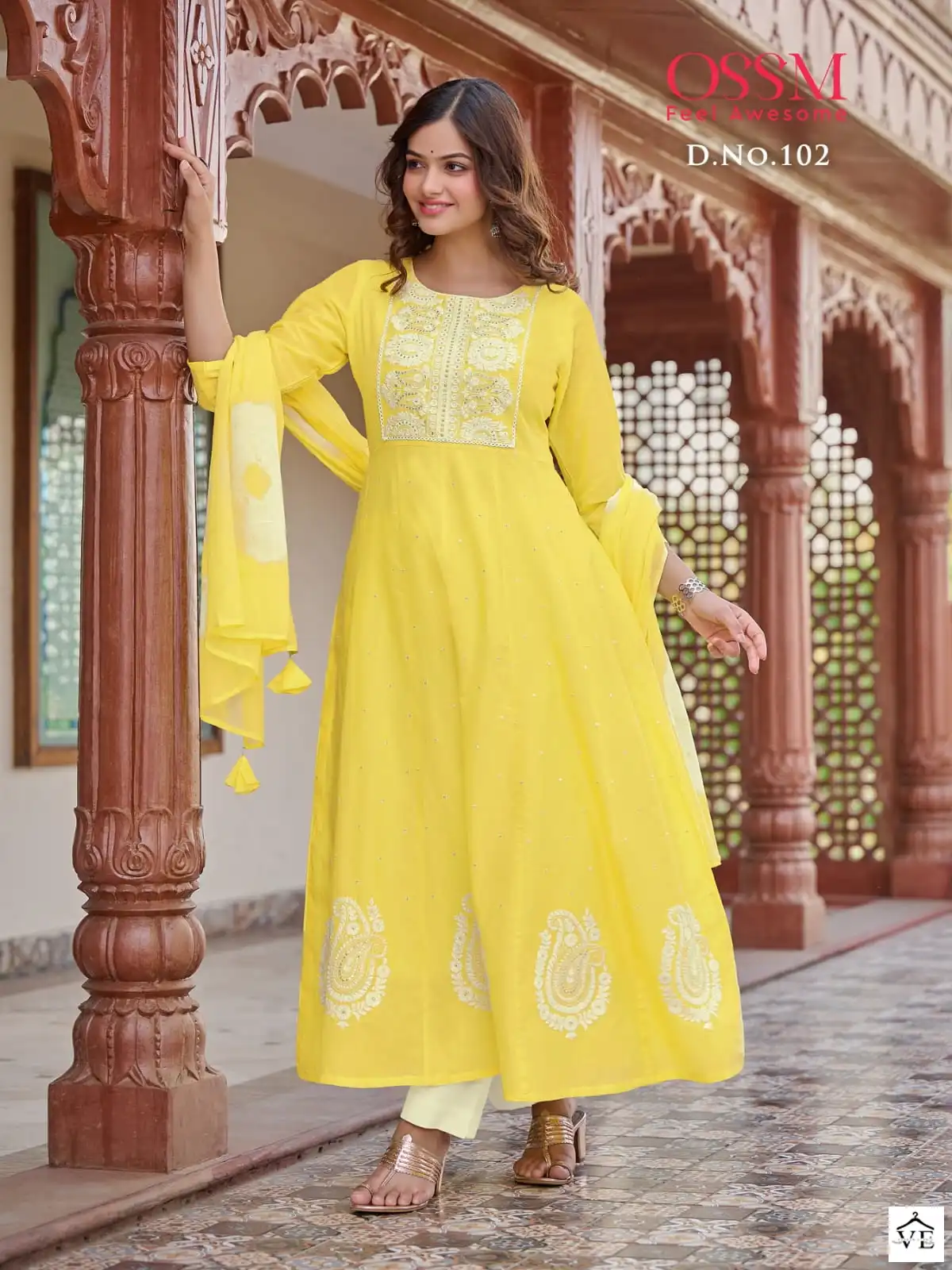 Ossm Gulnaaz Premium Cotton Mal Wholesale Readymade Salwar Suit Catalog — Wholesale Salwar Suits, MPA wholesale from Surat - Gallery Image 5
