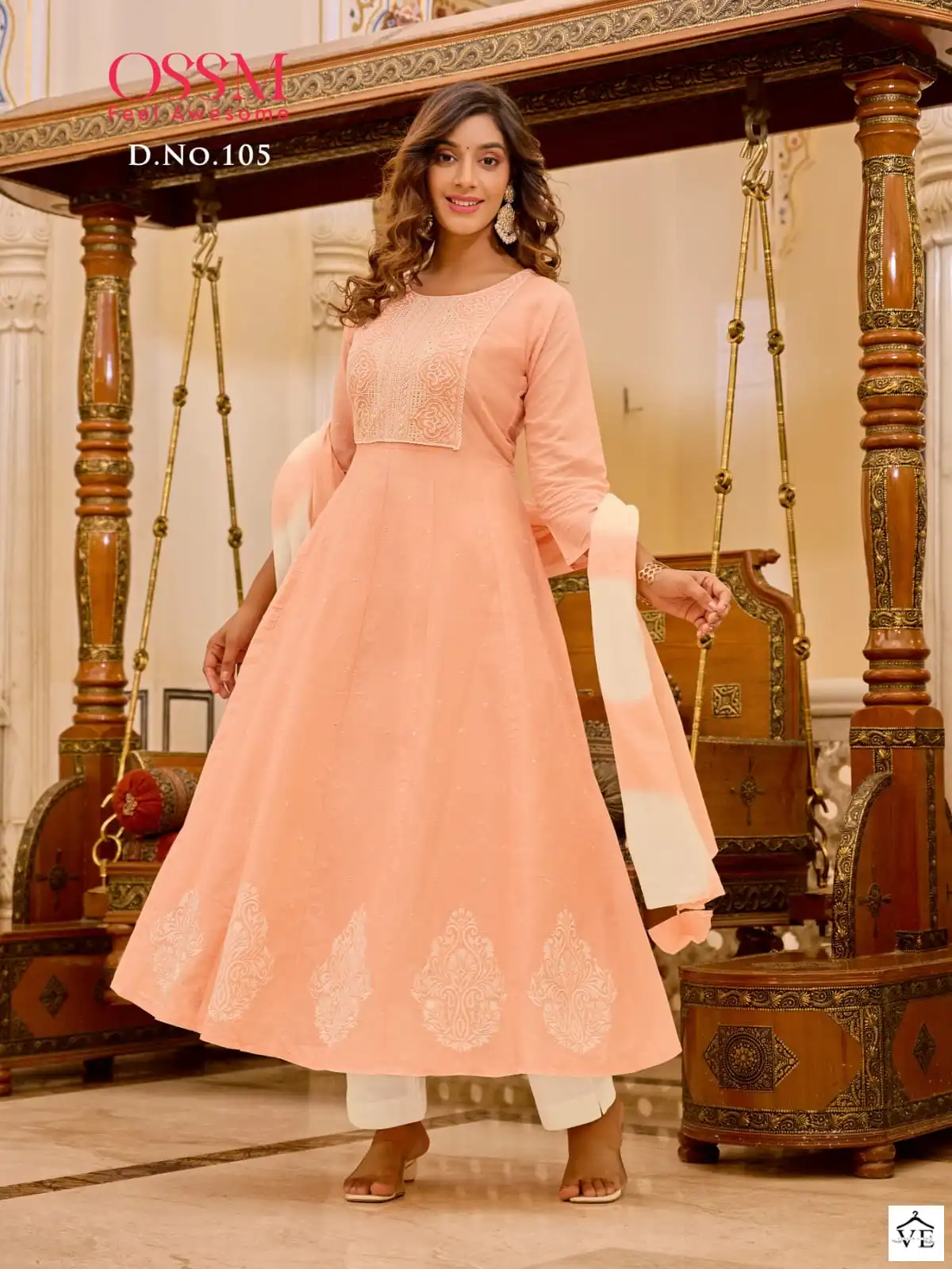 Ossm Gulnaaz Premium Cotton Mal Wholesale Readymade Salwar Suit Catalog — Wholesale Salwar Suits, MPA wholesale from Surat - Gallery Image 6