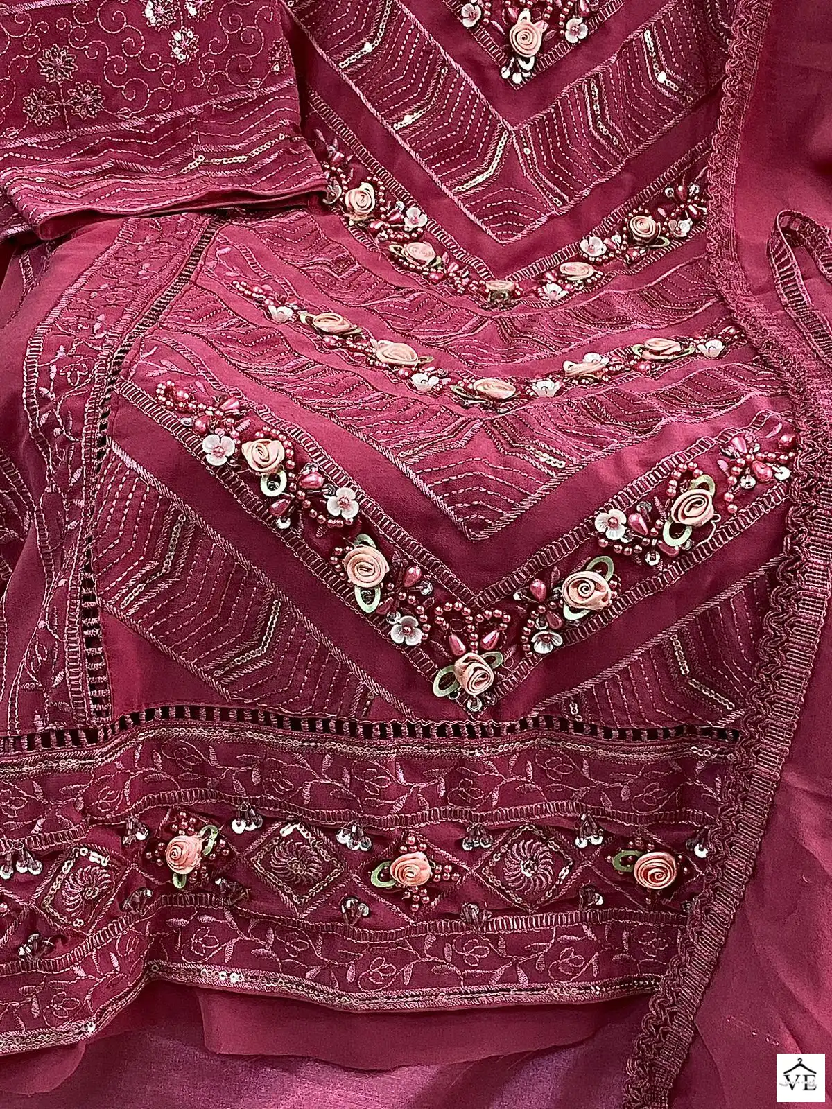 Hoor Tex H 96 Faux Georgette Wholesale Pakistani Salwar Suit Catalog — Wholesale Salwar Suits, MPA wholesale from Surat - Gallery Image 10