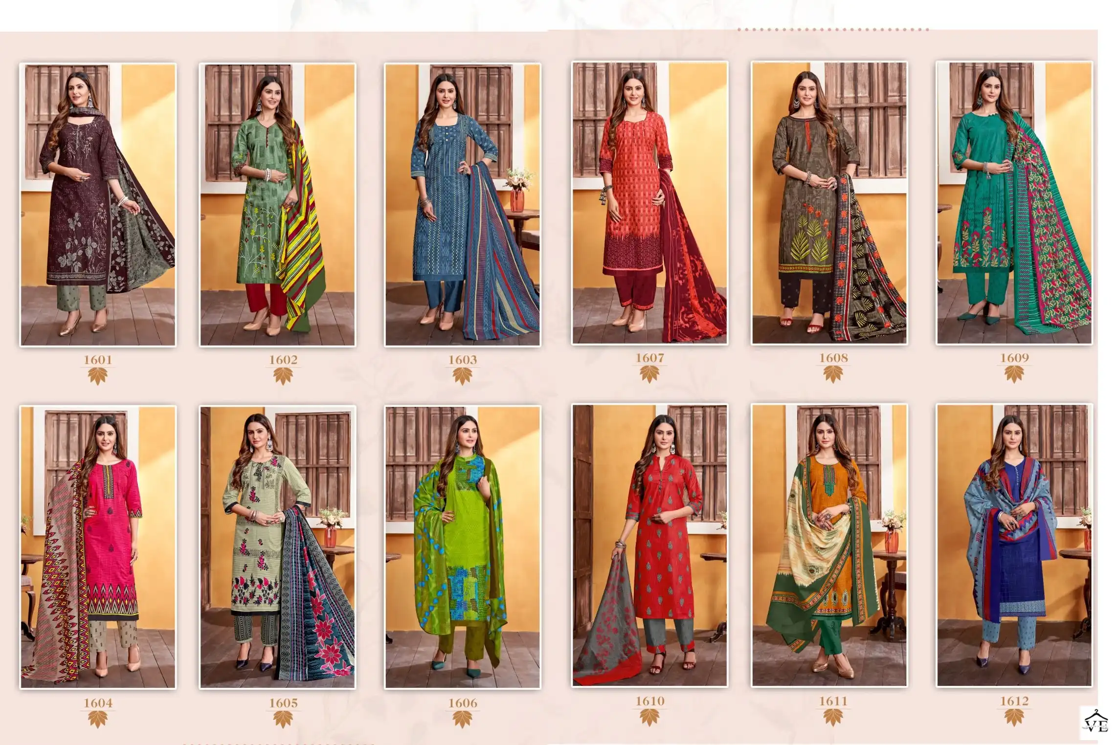 Balaji Hangama Vol 16 Cotton Wholesale Salwar Suit Catalog — Wholesale Salwar Suits, MPA wholesale from Surat — view 11