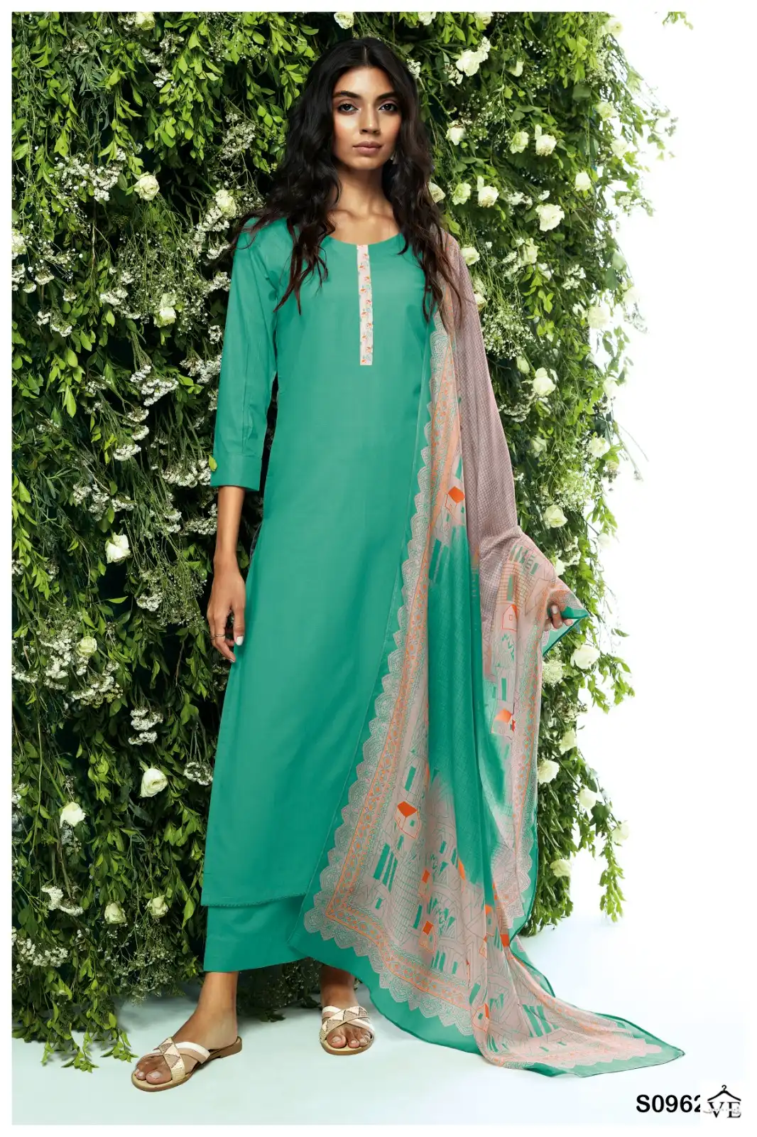 Ganga Heny 962 Premium Cotton Wholesale Designer Salwar Suit Catalog — Wholesale Salwar Suits, Ganga wholesale from Surat - Gallery Image 3
