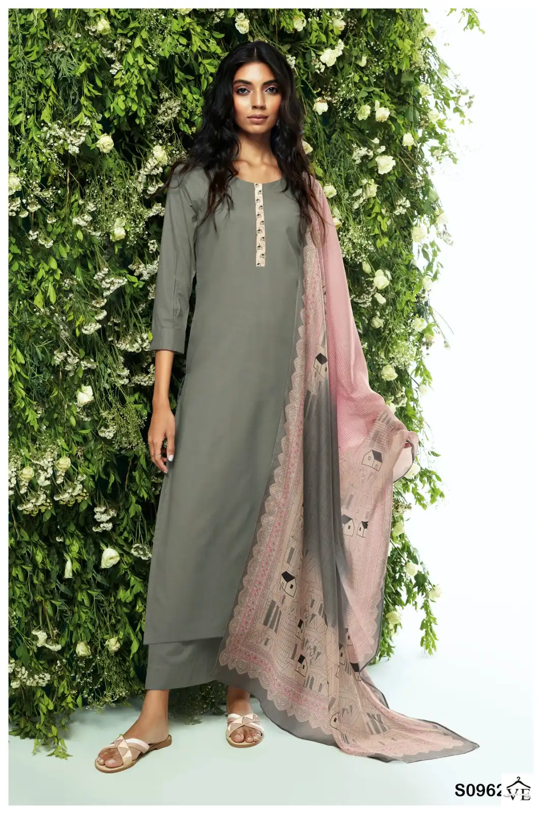 Ganga Heny 962 Premium Cotton Wholesale Designer Salwar Suit Catalog — Wholesale Salwar Suits, Ganga wholesale from Surat - Gallery Image 4