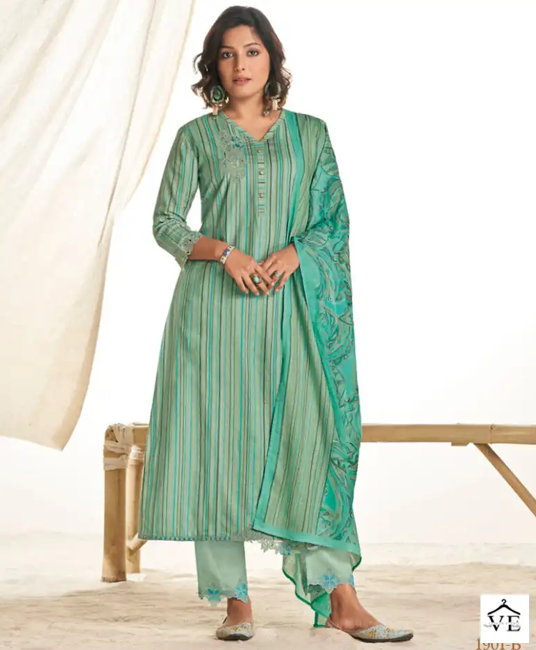Omtex Hesha Linen Wholesale Designer Salwar Suit Catalog — Wholesale Salwar Suits, MPA wholesale from Surat — view 1