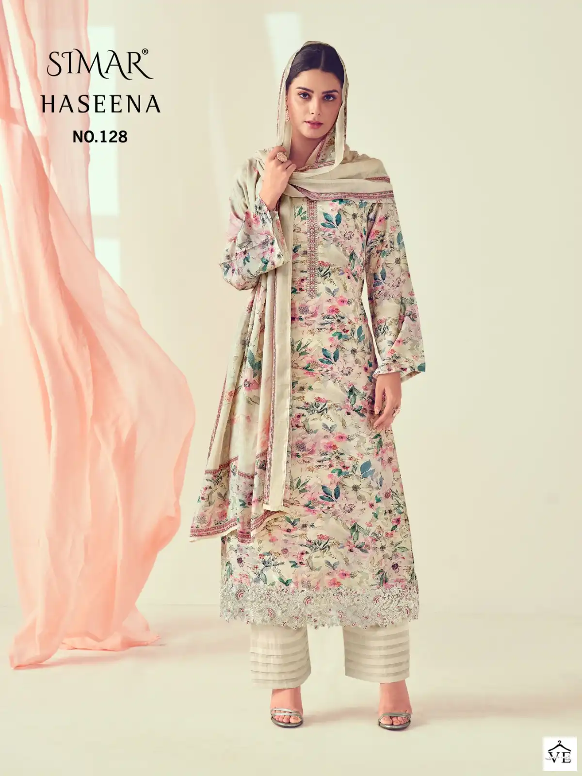 Glossy Haseena Viscose Muslin Wholesale Designer Salwar Suit Catalog — Wholesale Salwar Suits, MPA wholesale from Surat - Gallery Image 5