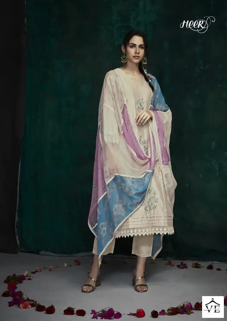 Kimora Heer 148 Pure Cotton Wholesale Designer Salwar Suit Catalog — Wholesale Salwar Suits, MPA wholesale from Surat - Gallery Image 7