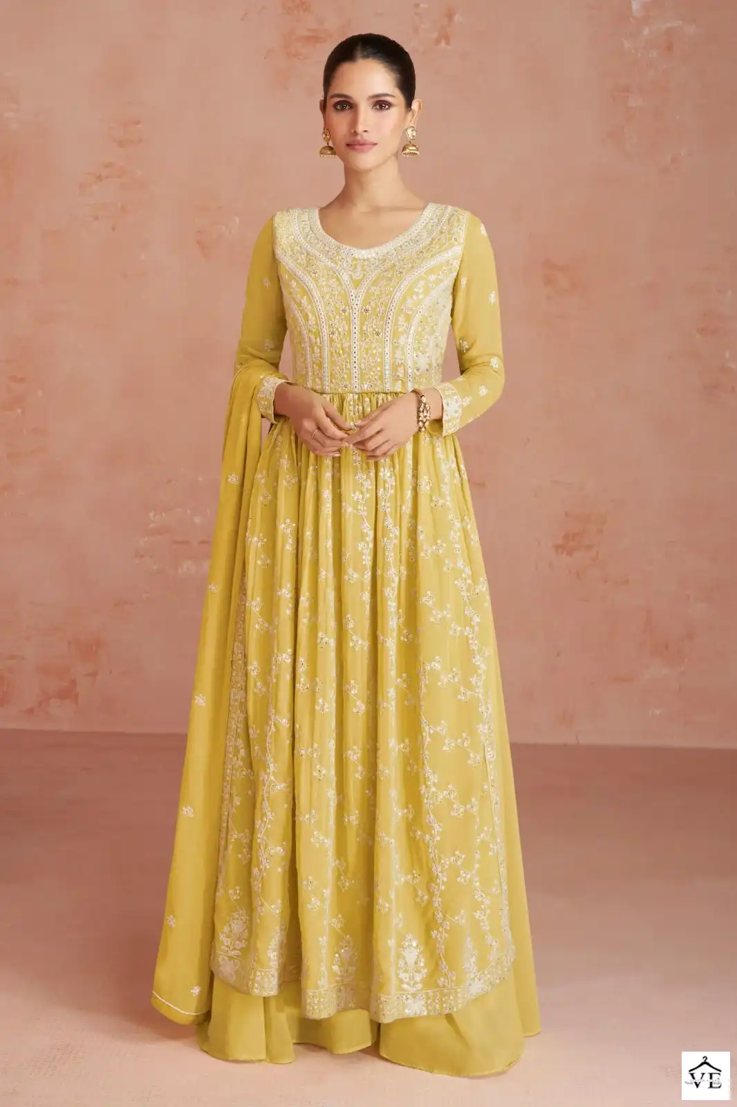 Aashirwad Inaya Real Georgette Wholesale Designer Readymade Salwar Suit Catalog — Wholesale Salwar Suits, Aashirwad Creation wholesale from Surat - Gallery Image 2