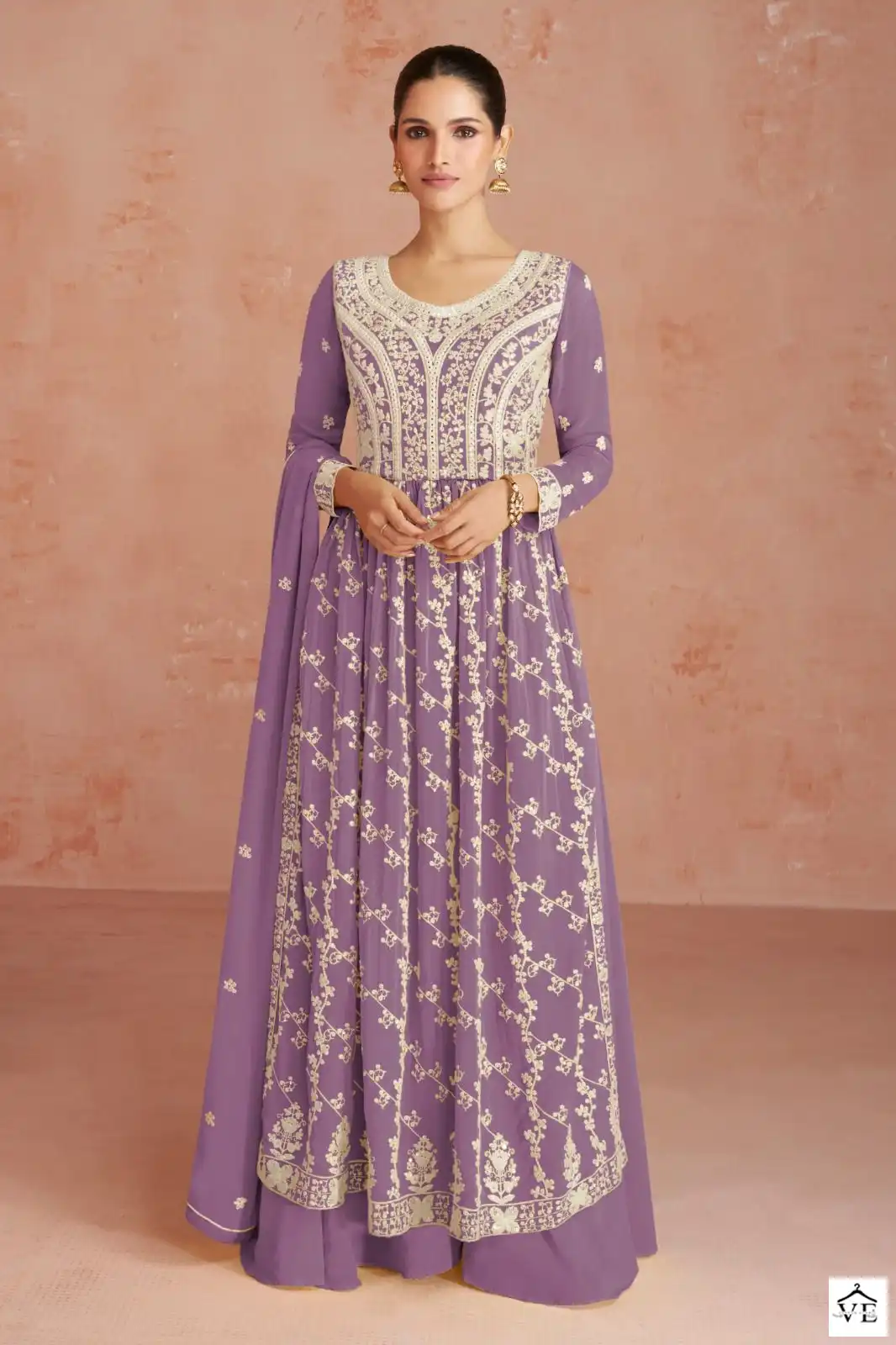Aashirwad Inaya Real Georgette Wholesale Designer Readymade Salwar Suit Catalog — Wholesale Salwar Suits, Aashirwad Creation wholesale from Surat - Gallery Image 3
