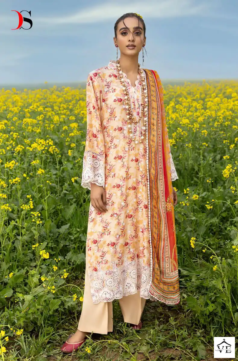 Deepsy Suits Image Chikankari Collection 2 Pure Cotton Wholesale Pakistani Salwar Suit Catalog — Wholesale Salwar Suits, MPA wholesale from Surat - Gallery Image 4