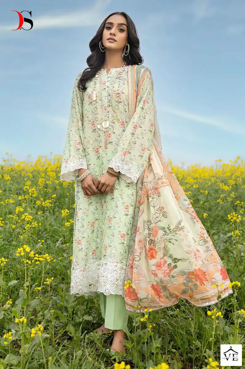 Deepsy Suits Image Chikankari Collection 2 Pure Cotton Wholesale Pakistani Salwar Suit Catalog — Wholesale Salwar Suits, MPA wholesale from Surat - Gallery Image 5
