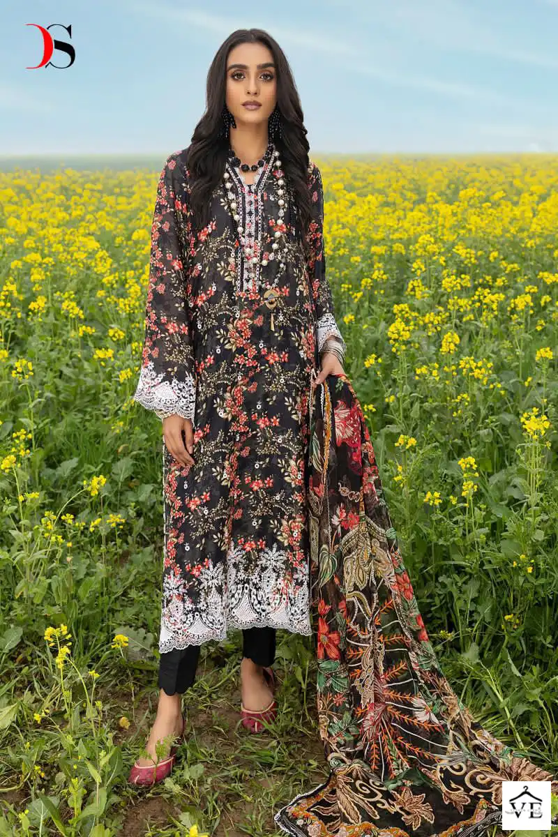 Deepsy Suits Image Chikankari Collection 2 Pure Cotton Wholesale Pakistani Salwar Suit Catalog — Wholesale Salwar Suits, MPA wholesale from Surat - Gallery Image 8