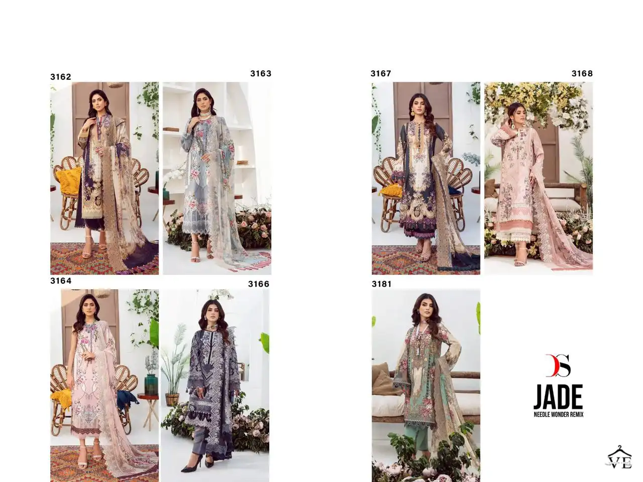 Deepsy Suits Jade Needle Wonder Remix Cotton Wholesale Pakistani Salwar Suit Catalog — Wholesale Salwar Suits, MPA wholesale from Surat — view 8