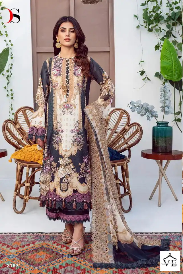 Deepsy Suits Jade Needle Wonder Remix Cotton Wholesale Pakistani Salwar Suit Catalog — Wholesale Salwar Suits, MPA wholesale from Surat - Gallery Image 4