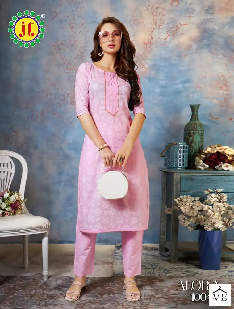 JT Alora Pure Cotton Wholesale Kurti Pant Catalog — Wholesale Kurtis, MPA wholesale from Surat - Gallery Image 5