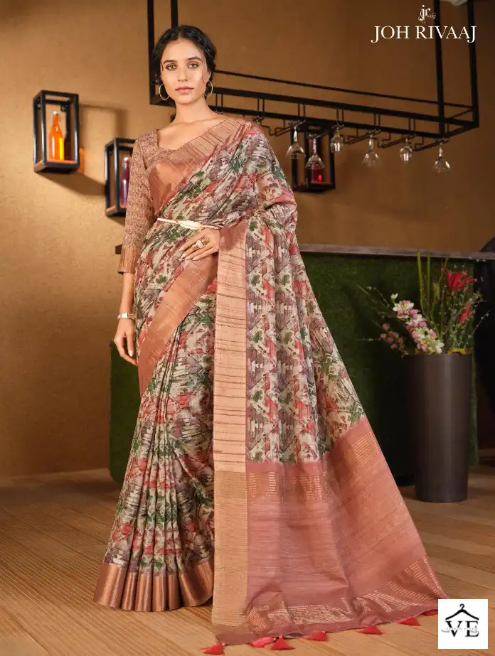 Joh Rivaaj Jyoti Vol 2 Chhapa Silk Wholesale Sarees Catalog — Wholesale Sarees, MPA wholesale from Surat - Gallery Image 10