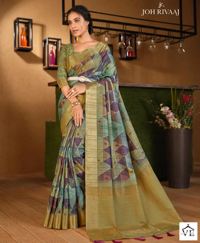 Joh Rivaaj Jyoti Vol 2 Chhapa Silk Wholesale Sarees Catalog — Wholesale Sarees, MPA wholesale from Surat - Gallery Image 12