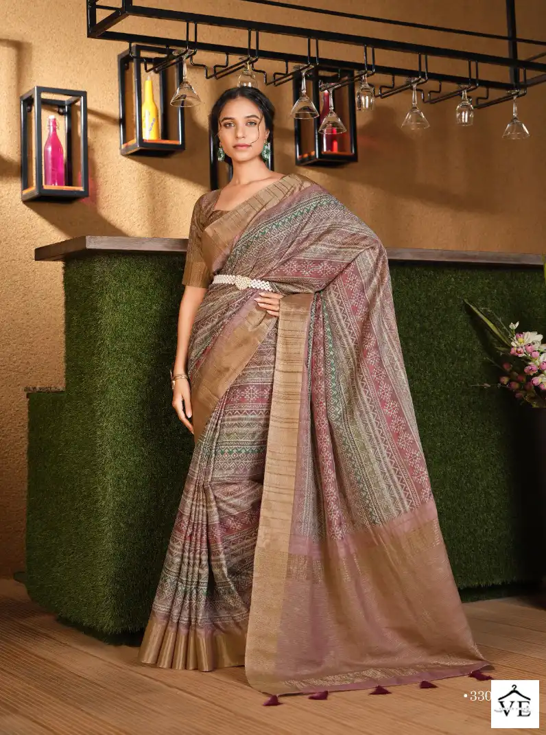Joh Rivaaj Jyoti Vol 2 Chhapa Silk Wholesale Sarees Catalog — Wholesale Sarees, MPA wholesale from Surat - Gallery Image 3