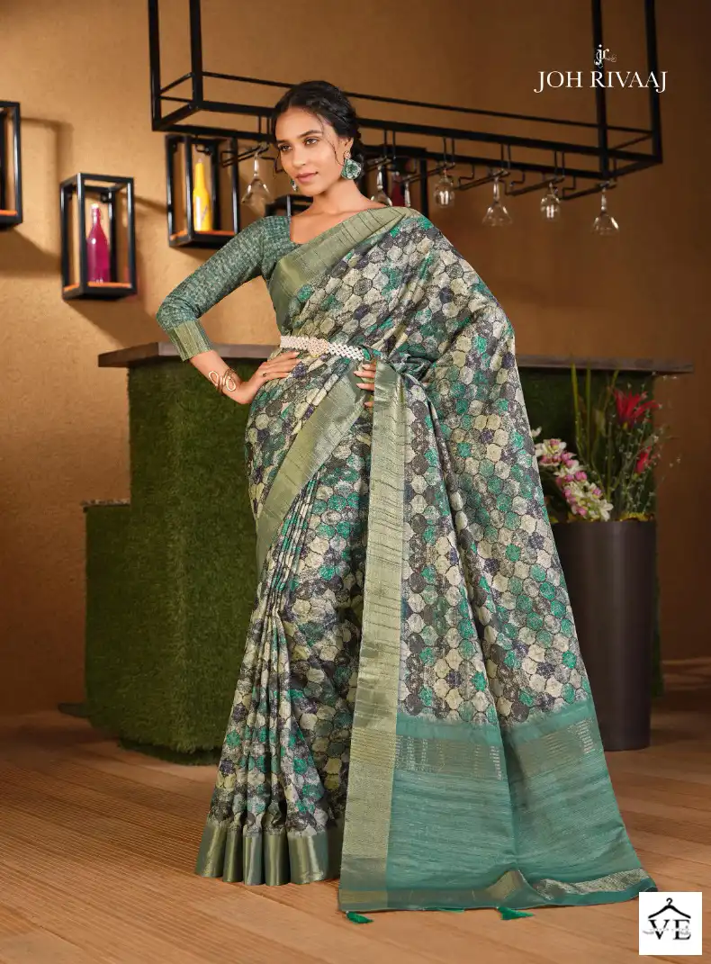 Joh Rivaaj Jyoti Vol 2 Chhapa Silk Wholesale Sarees Catalog — Wholesale Sarees, MPA wholesale from Surat - Gallery Image 6