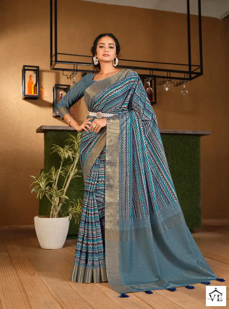 Joh Rivaaj Jyoti Vol 2 Chhapa Silk Wholesale Sarees Catalog — Wholesale Sarees, MPA wholesale from Surat - Gallery Image 7