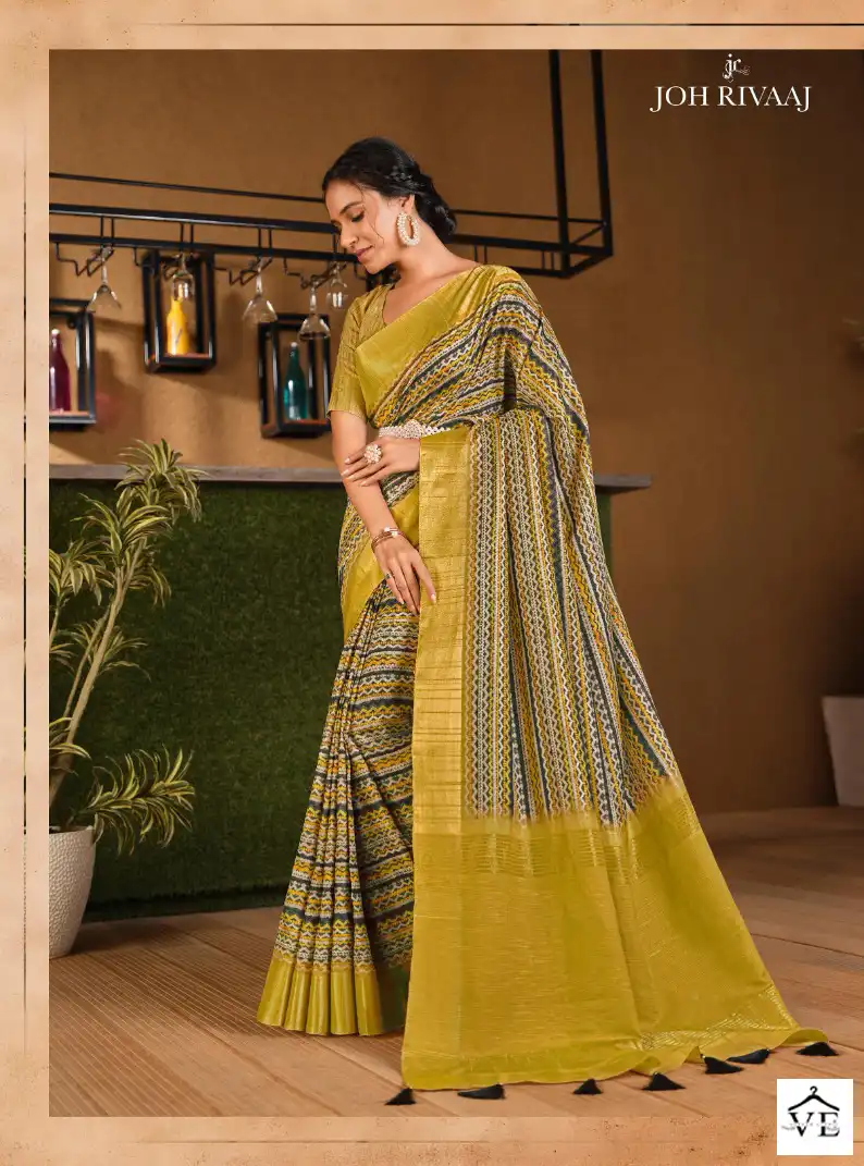 Joh Rivaaj Jyoti Vol 2 Chhapa Silk Wholesale Sarees Catalog — Wholesale Sarees, MPA wholesale from Surat - Gallery Image 8