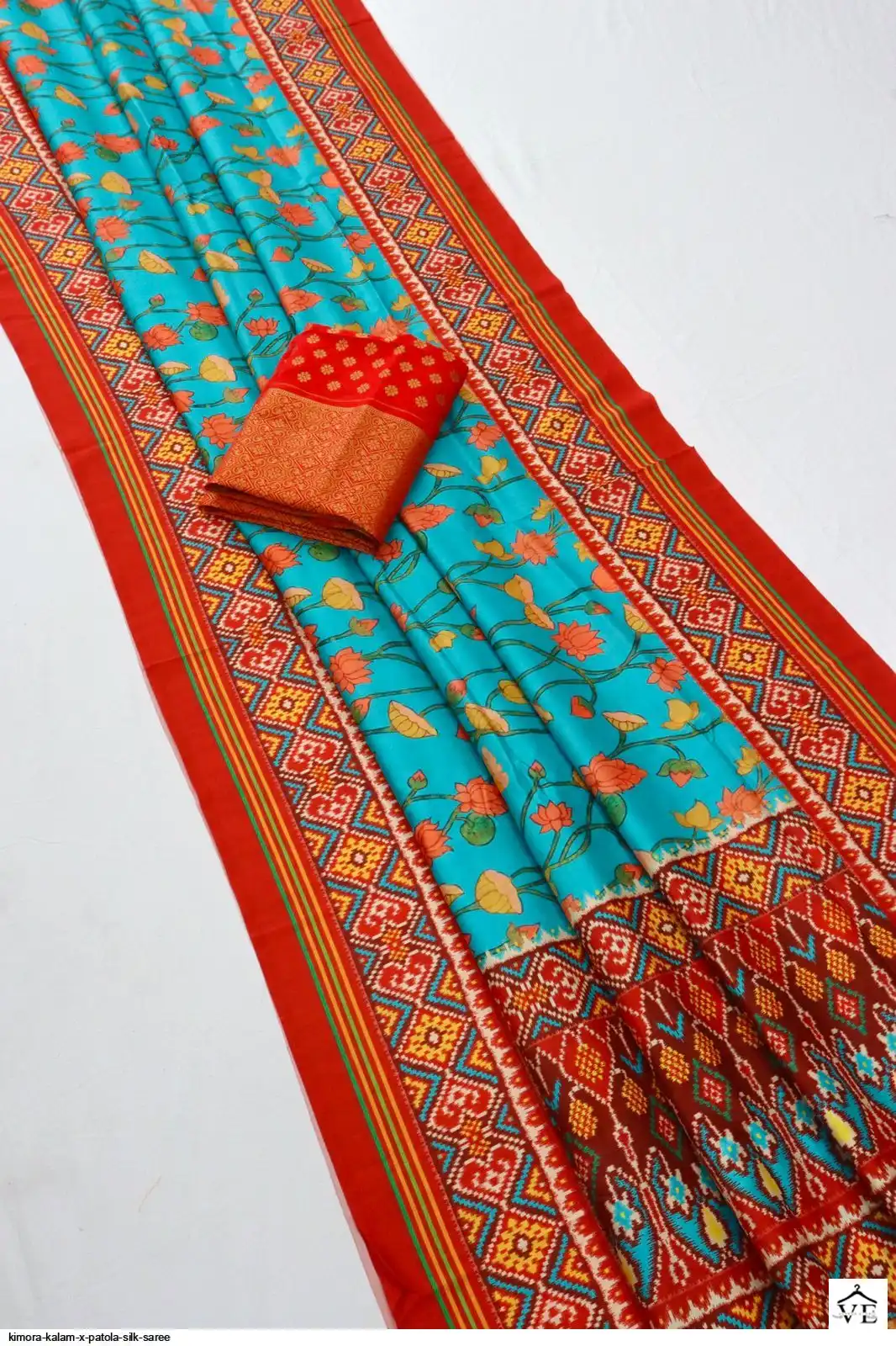 Kimora Kalam X Patola Tussar Silk Wholesale Sarees Catalog — Wholesale Sarees, MPA wholesale from Surat - Gallery Image 10