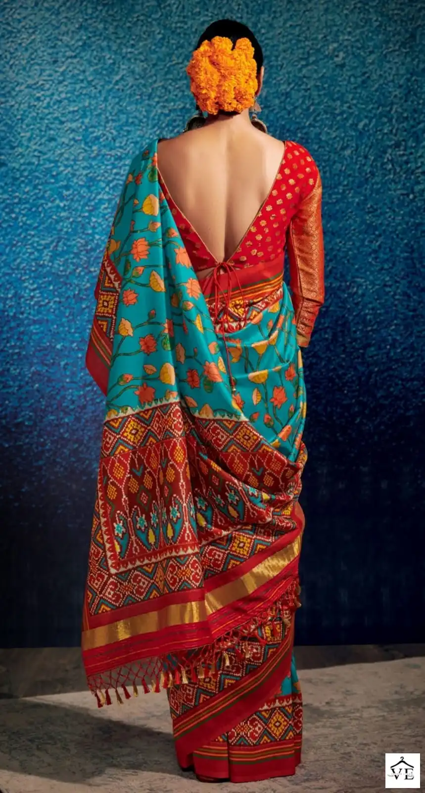 Kimora Kalam X Patola Tussar Silk Wholesale Sarees Catalog — Wholesale Sarees, MPA wholesale from Surat - Gallery Image 11