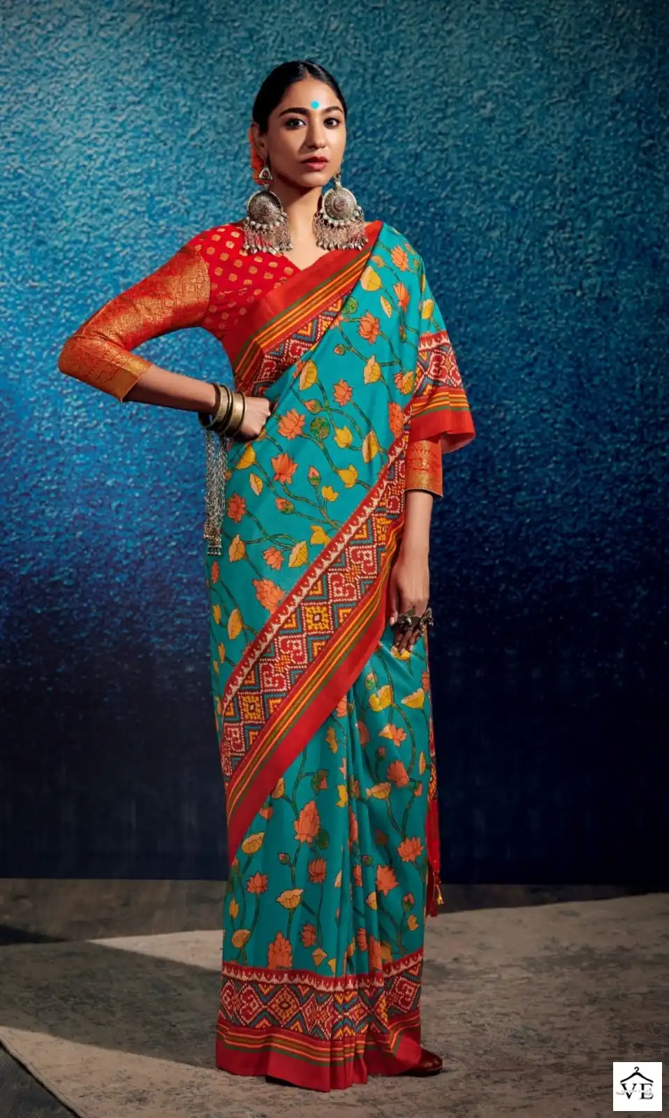 Kimora Kalam X Patola Tussar Silk Wholesale Sarees Catalog — Wholesale Sarees, MPA wholesale from Surat - Gallery Image 12