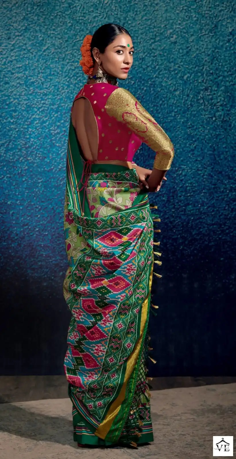 Kimora Kalam X Patola Tussar Silk Wholesale Sarees Catalog — Wholesale Sarees, MPA wholesale from Surat - Gallery Image 17