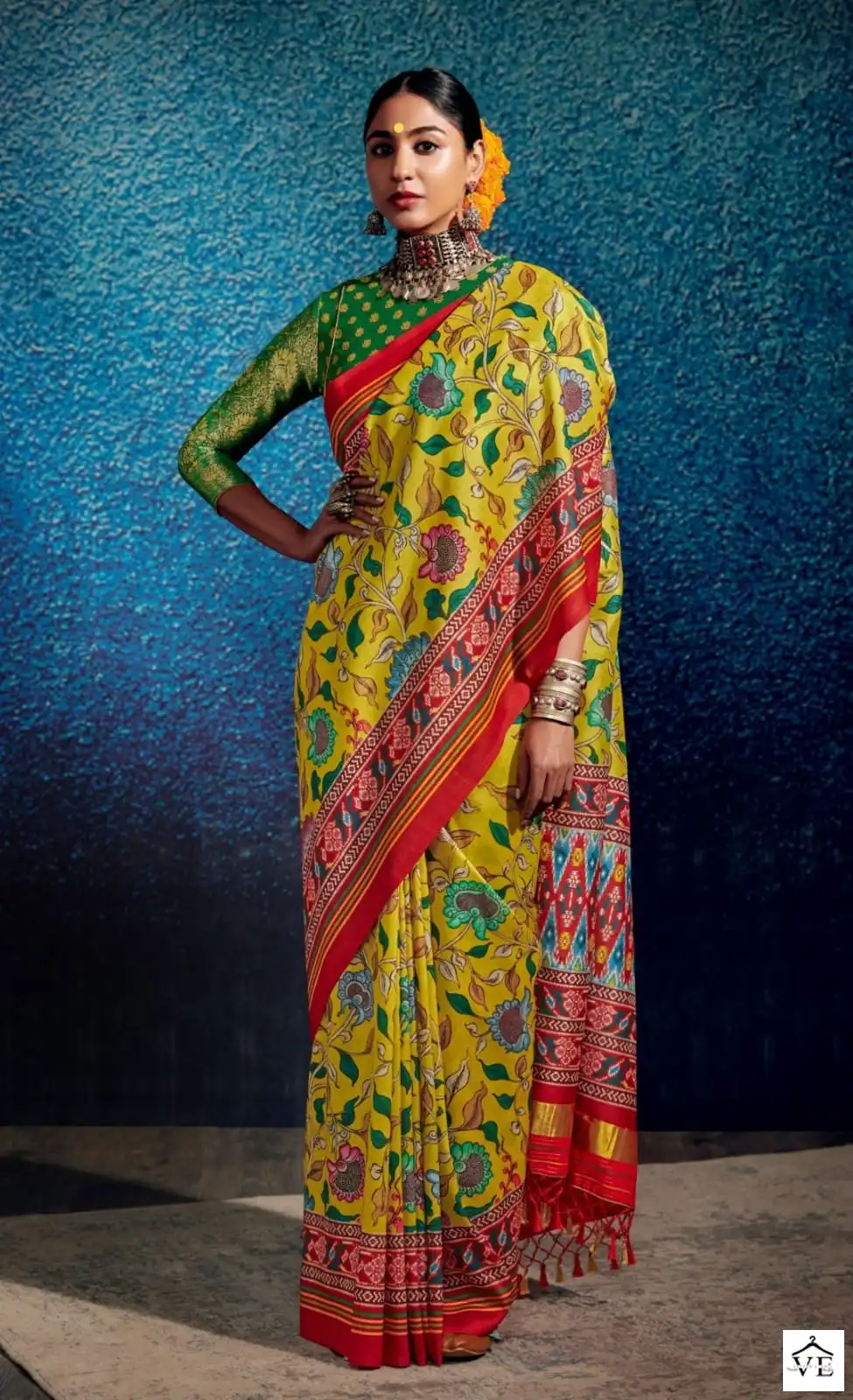 Kimora Kalam X Patola Tussar Silk Wholesale Sarees Catalog — Wholesale Sarees, MPA wholesale from Surat - Gallery Image 18