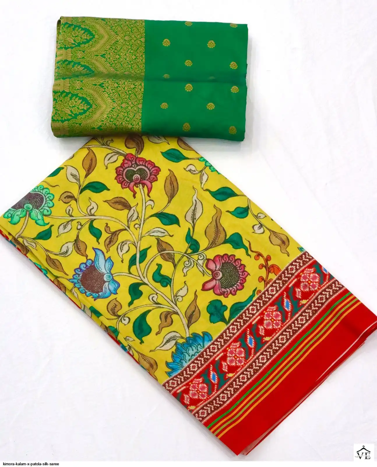 Kimora Kalam X Patola Tussar Silk Wholesale Sarees Catalog — Wholesale Sarees, MPA wholesale from Surat - Gallery Image 19
