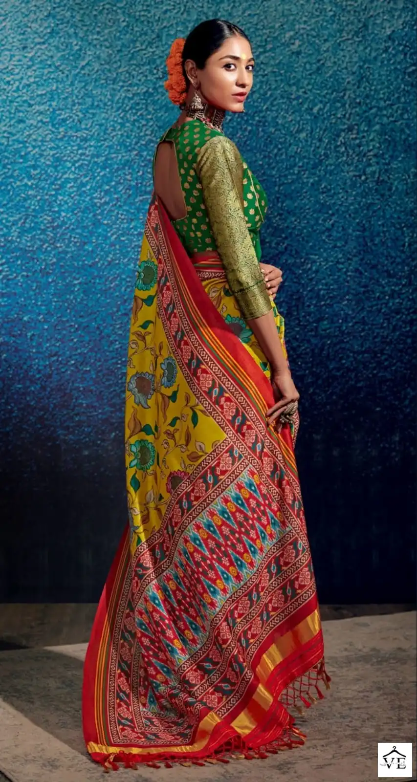 Kimora Kalam X Patola Tussar Silk Wholesale Sarees Catalog — Wholesale Sarees, MPA wholesale from Surat - Gallery Image 20