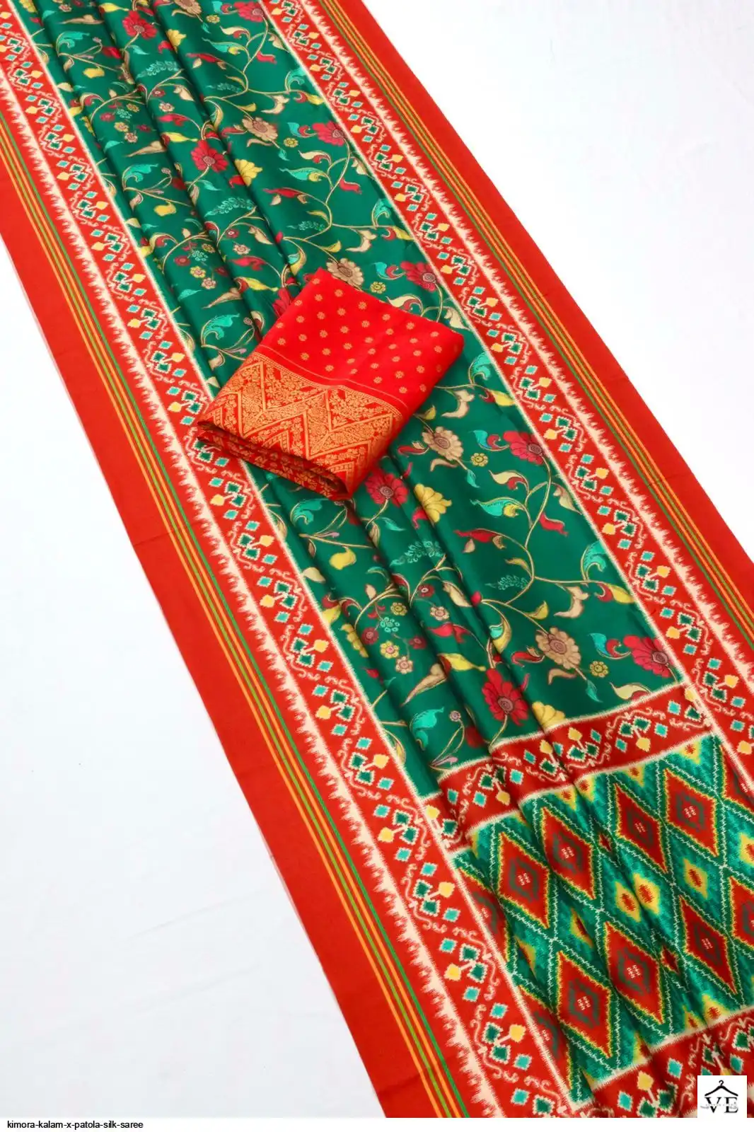 Kimora Kalam X Patola Tussar Silk Wholesale Sarees Catalog — Wholesale Sarees, MPA wholesale from Surat - Gallery Image 5