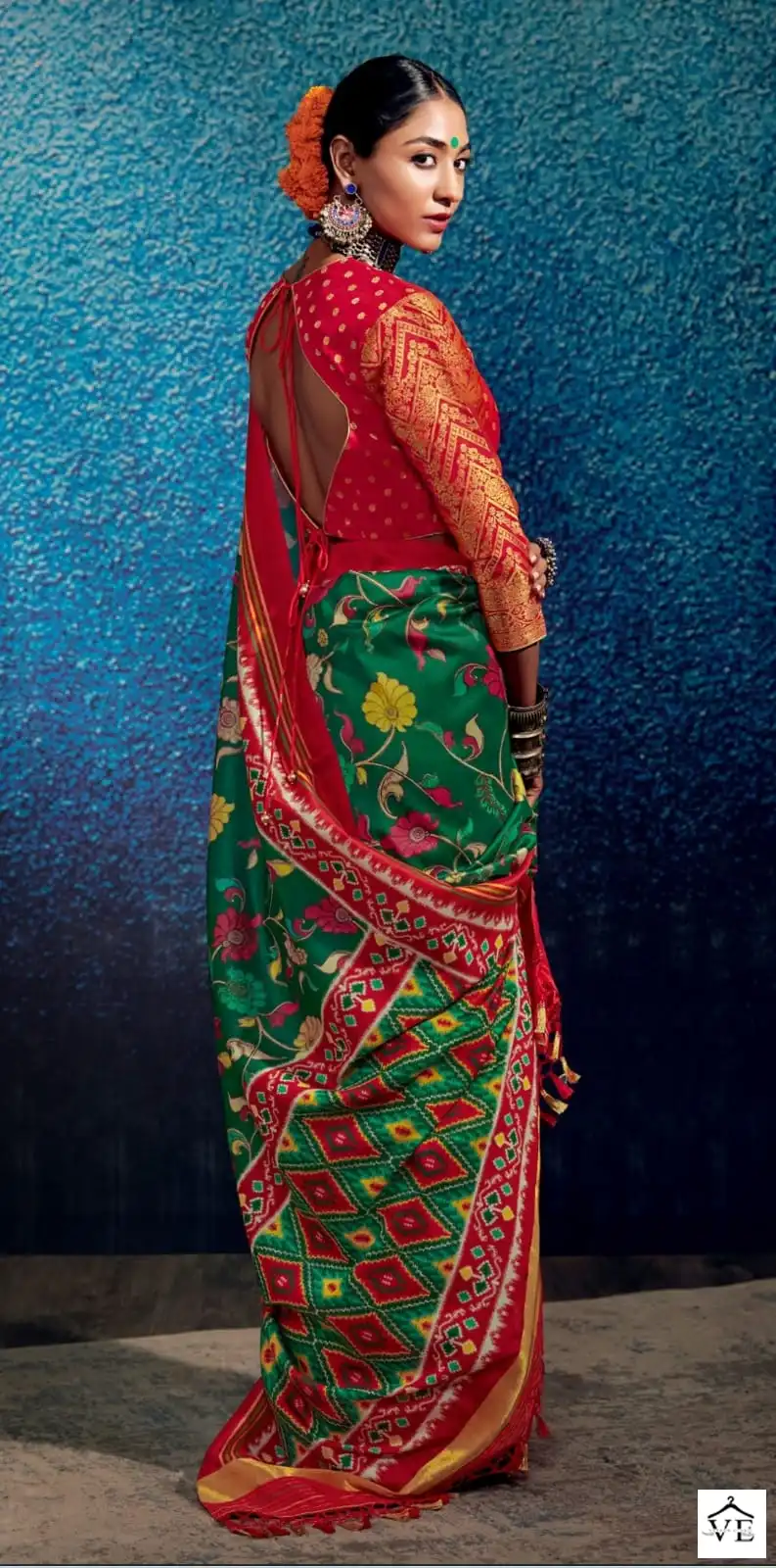 Kimora Kalam X Patola Tussar Silk Wholesale Sarees Catalog — Wholesale Sarees, MPA wholesale from Surat - Gallery Image 6