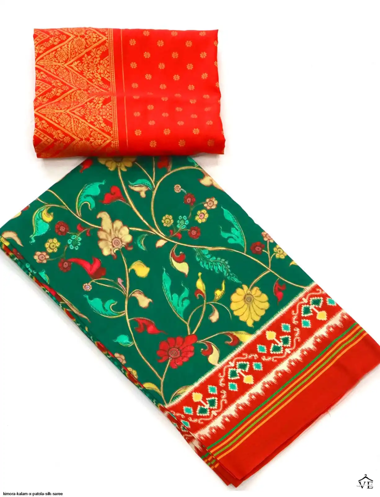 Kimora Kalam X Patola Tussar Silk Wholesale Sarees Catalog — Wholesale Sarees, MPA wholesale from Surat - Gallery Image 7