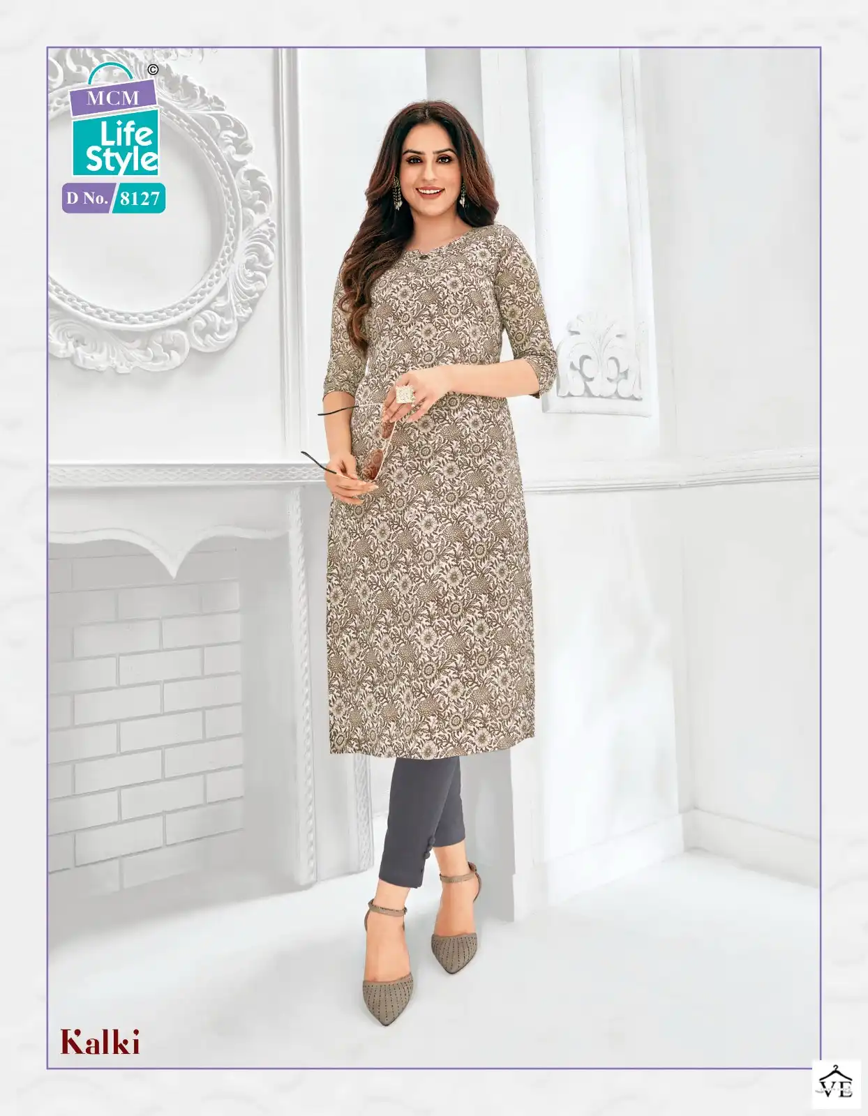 Mcm Lifestyle Kalki Vol 2 Cotton Wholesale Kurtis Catalog — Wholesale Kurtis, Mcm wholesale from Surat - Gallery Image 11