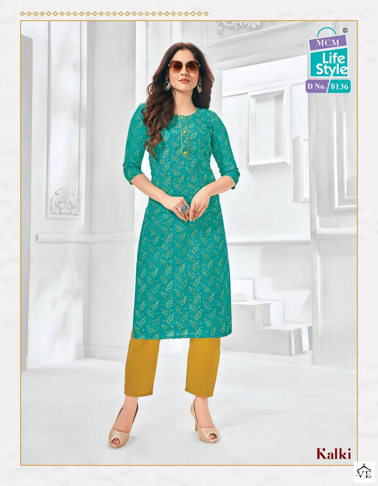 Mcm Lifestyle Kalki Vol 2 Cotton Wholesale Kurtis Catalog — Wholesale Kurtis, Mcm wholesale from Surat - Gallery Image 19