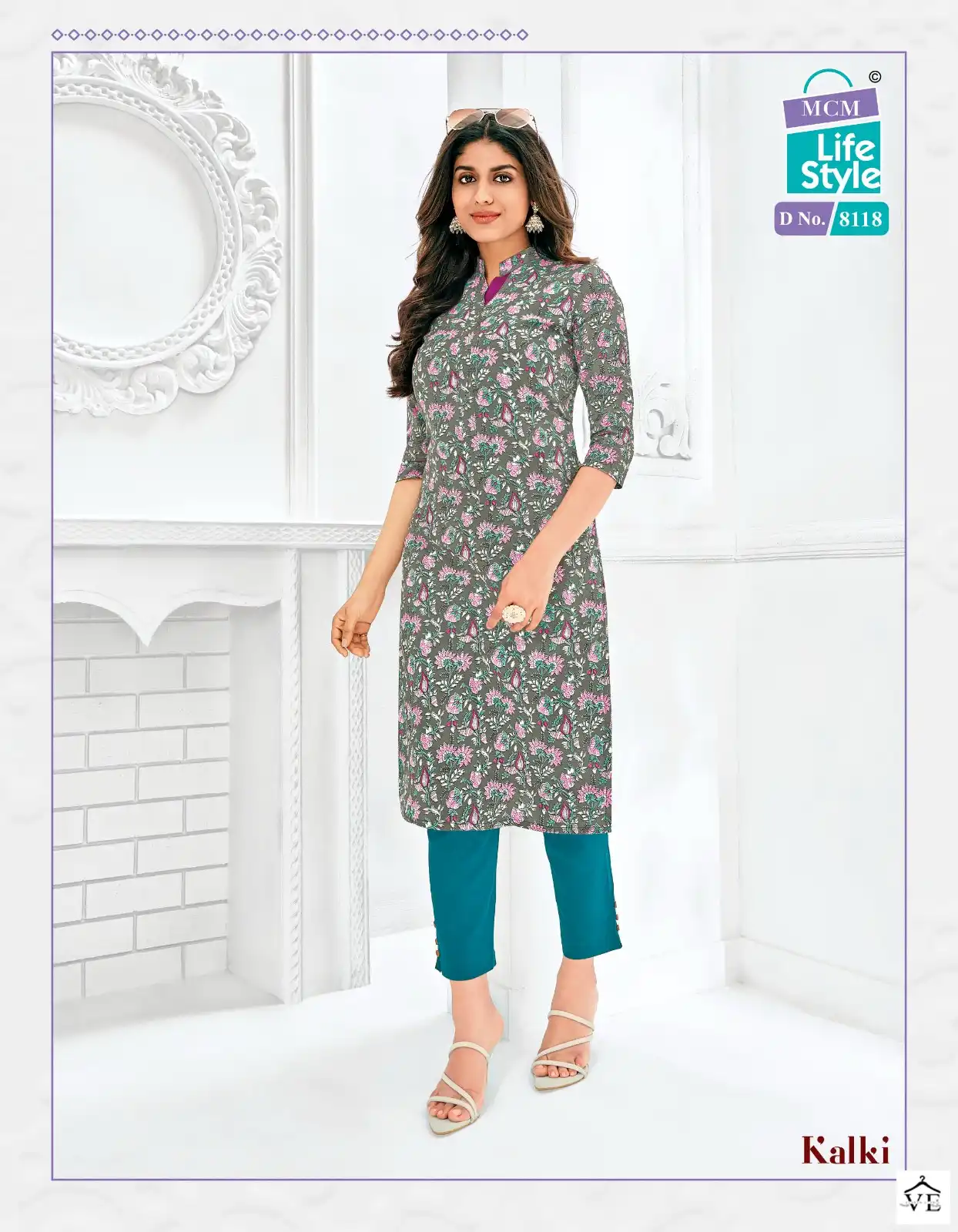 Mcm Lifestyle Kalki Vol 2 Cotton Wholesale Kurtis Catalog — Wholesale Kurtis, Mcm wholesale from Surat - Gallery Image 3