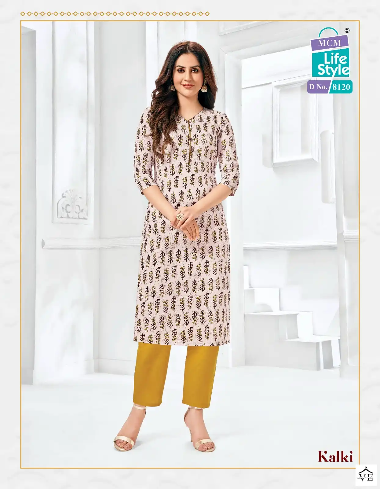 Mcm Lifestyle Kalki Vol 2 Cotton Wholesale Kurtis Catalog — Wholesale Kurtis, Mcm wholesale from Surat - Gallery Image 4