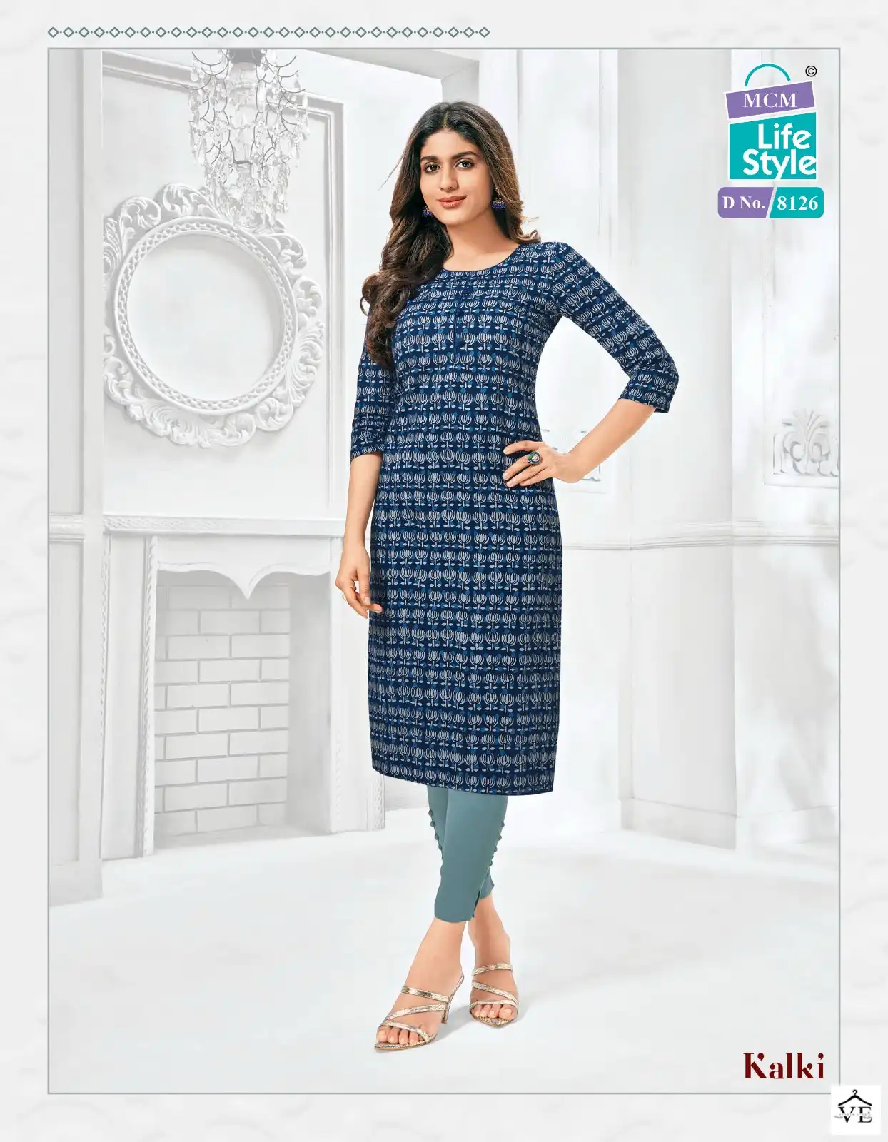 Mcm Lifestyle Kalki Vol 2 Cotton Wholesale Kurtis Catalog — Wholesale Kurtis, Mcm wholesale from Surat - Gallery Image 8