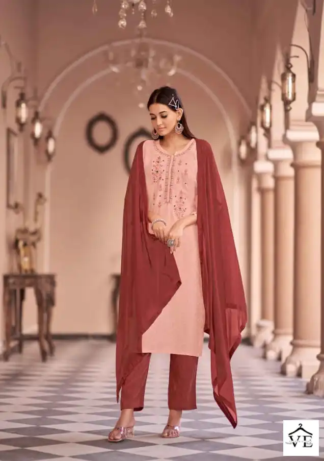 Kalaroop Kaveri Heavy Fancy Rayon Wholesale Readymade Salwar Suit Catalog — Wholesale Salwar Suits, MPA wholesale from Surat - Gallery Image 4