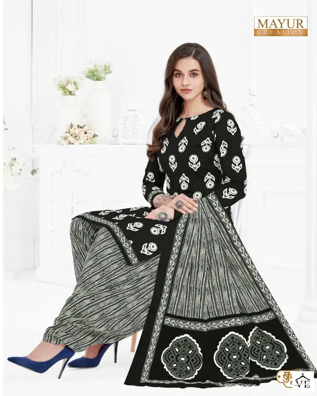 Mayur Khushi Vol 67 Cotton Print Wholesale Salwar Suit Catalog — Wholesale Salwar Suits, Mayur Dress wholesale from Surat - Gallery Image 3