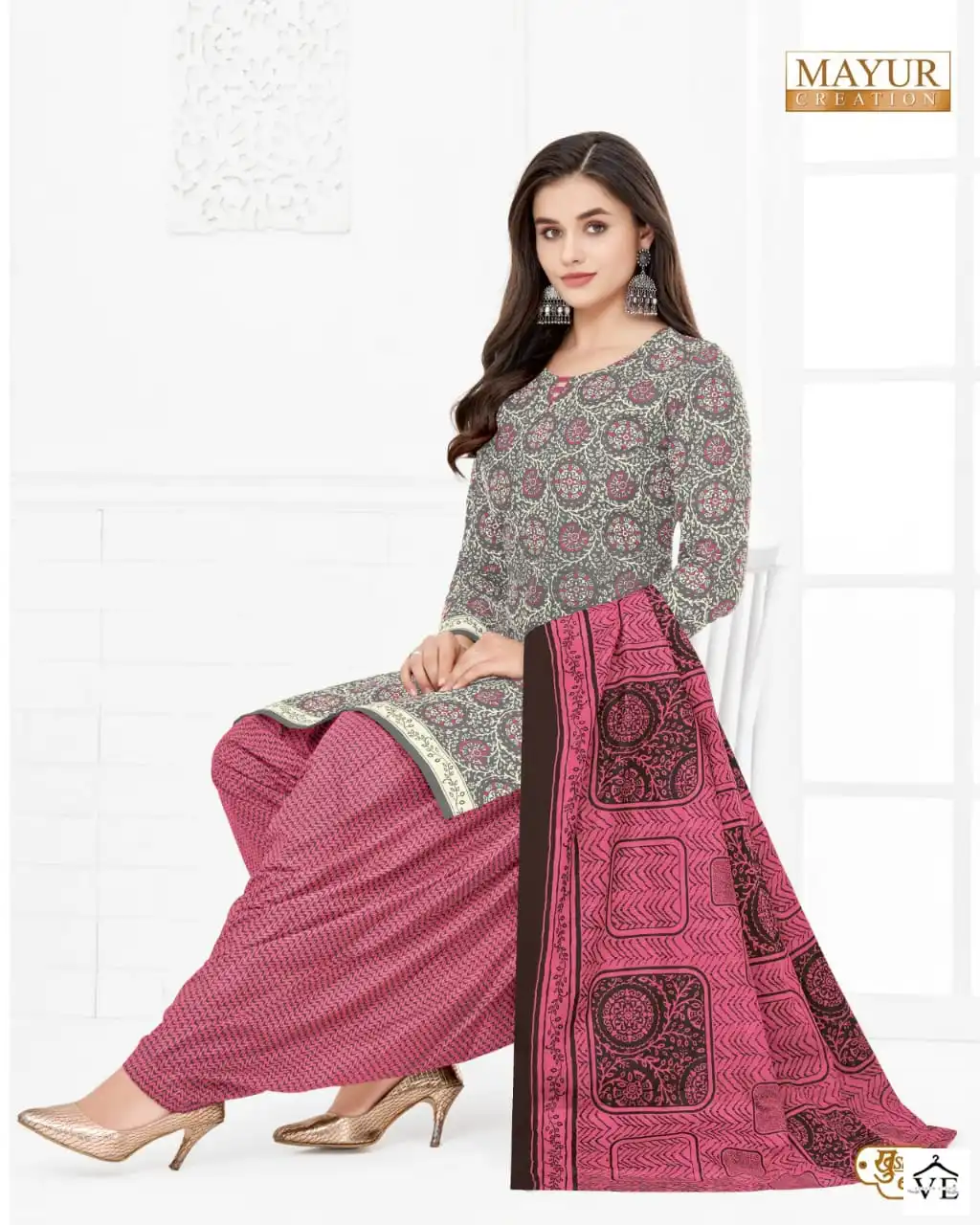 Mayur Khushi Vol 67 Cotton Print Wholesale Salwar Suit Catalog — Wholesale Salwar Suits, Mayur Dress wholesale from Surat - Gallery Image 24