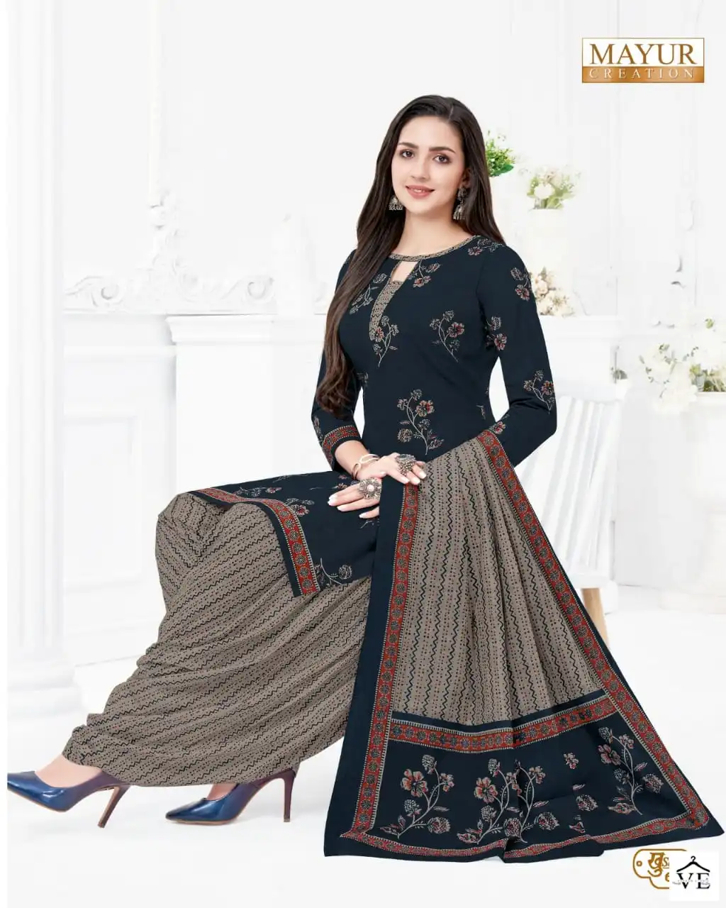 Mayur Khushi Vol 67 Cotton Print Wholesale Salwar Suit Catalog — Wholesale Salwar Suits, Mayur Dress wholesale from Surat - Gallery Image 33