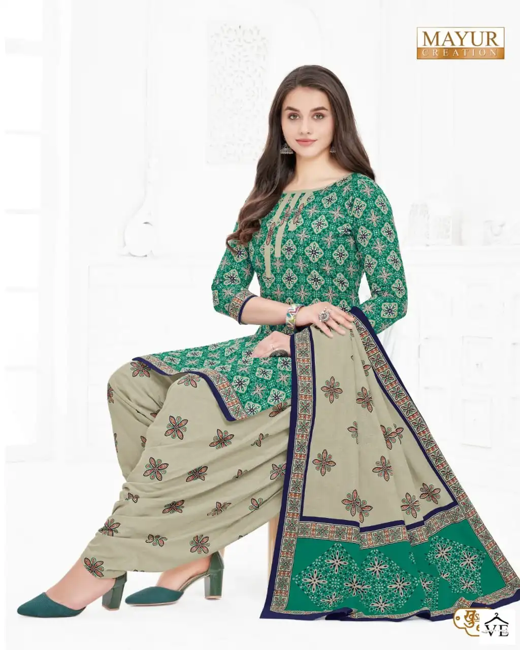 Mayur Khushi Vol 67 Cotton Print Wholesale Salwar Suit Catalog — Wholesale Salwar Suits, Mayur Dress wholesale from Surat - Gallery Image 10