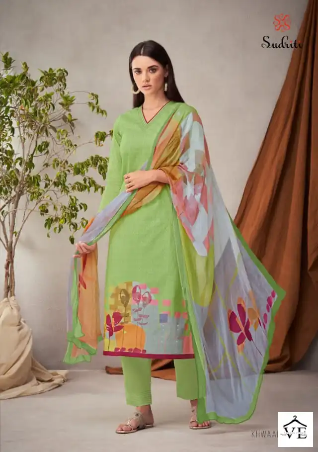 Sudriti Khwaab Cambric Wholesale Designer Salwar Suit Catalog — Wholesale Salwar Suits, MPA wholesale from Surat — view 4