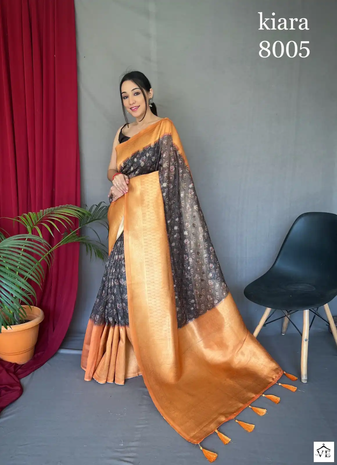 Vardan Ethnic Kiara Kora Organza Wholesale Sarees Catalog — Wholesale Sarees, MPA wholesale from Surat — view 4