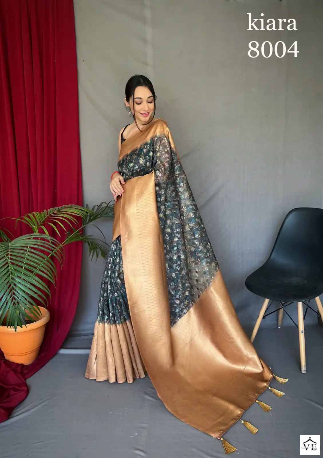 Vardan Ethnic Kiara Kora Organza Wholesale Sarees Catalog — Wholesale Sarees, MPA wholesale from Surat — view 5