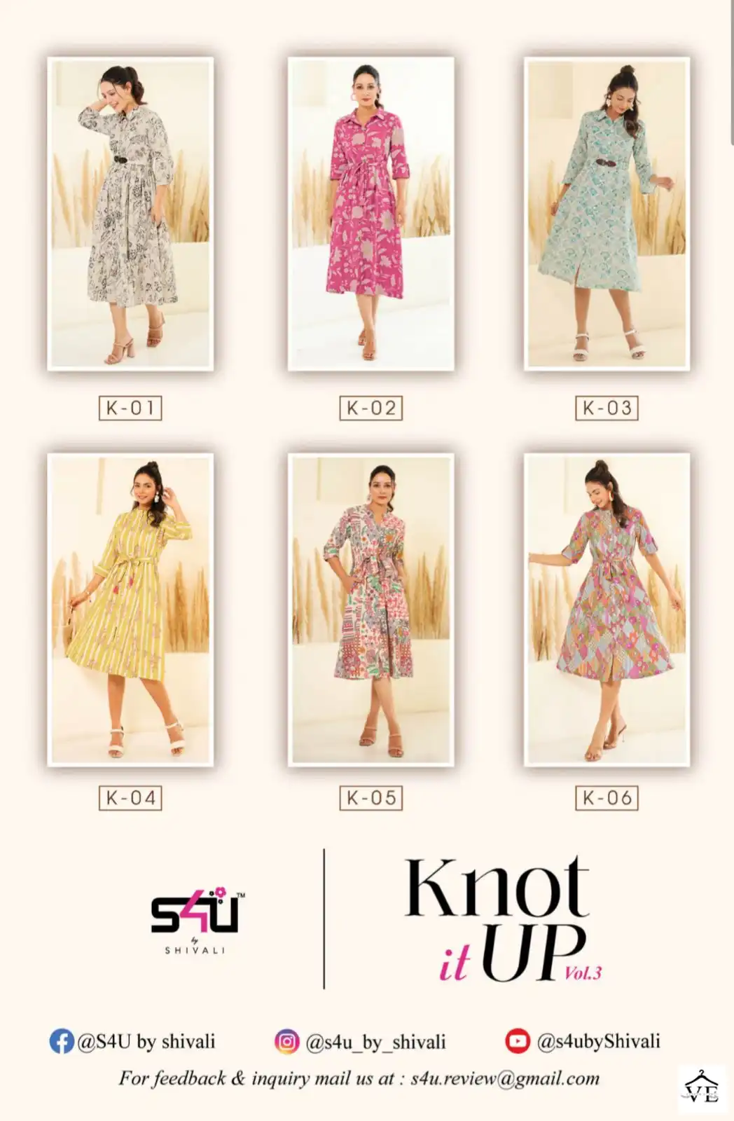 S4U Shivali Knot It Up Vol 3 Cotton Wholesale Kurtis Catalog — Wholesale Kurtis, MPA wholesale from Surat — view 7