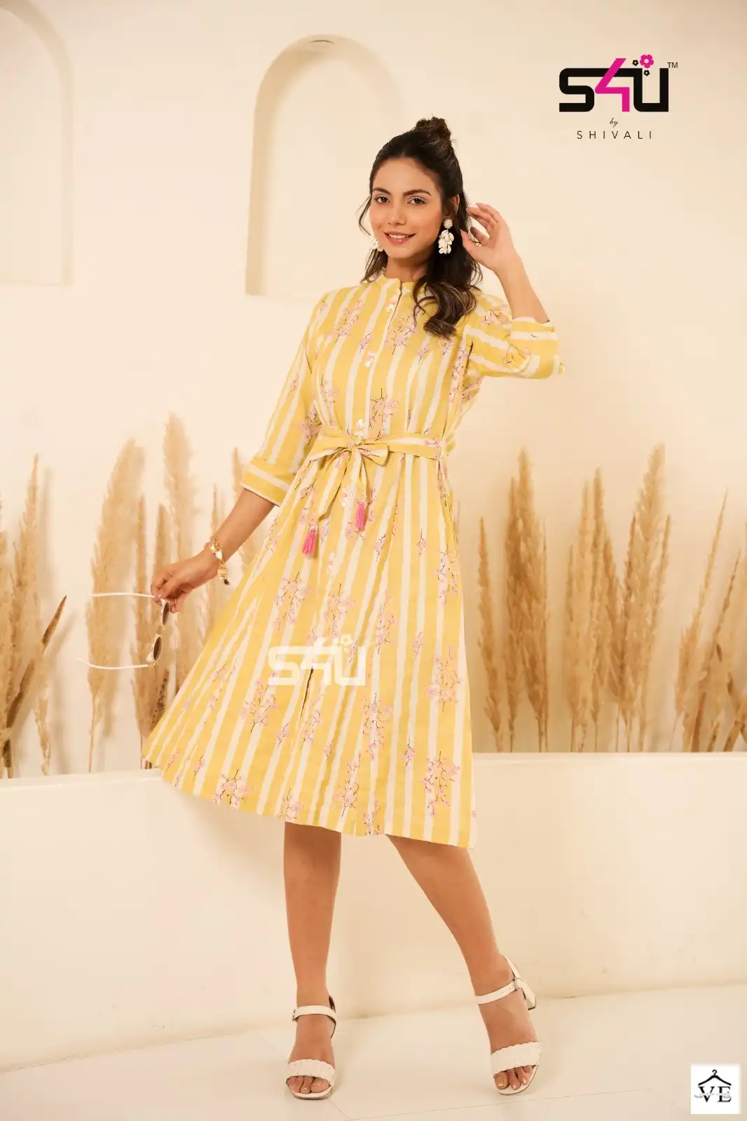 S4U Shivali Knot It Up Vol 3 Cotton Wholesale Kurtis Catalog — Wholesale Kurtis, MPA wholesale from Surat — view 5
