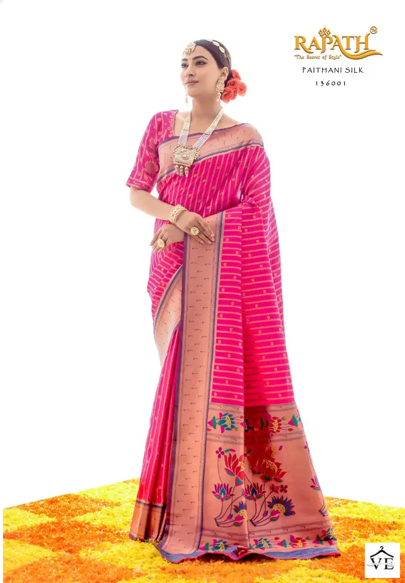Rajpath Kalakruti Soft Paithani Silk Wholesale Sarees Catalog — Wholesale Sarees, MPA wholesale from Surat - Gallery Image 2